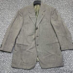 Tallia Uono For Nordstrom Blazer Jacket‎ Men 40L Green Long Sleeve Wool